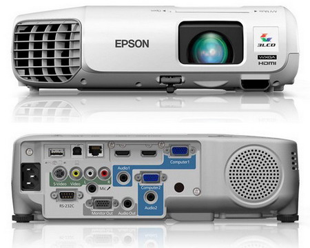 EPSON EB-955W 3LCD Projector WXGA 1280 x 800 / Brightness 3,000