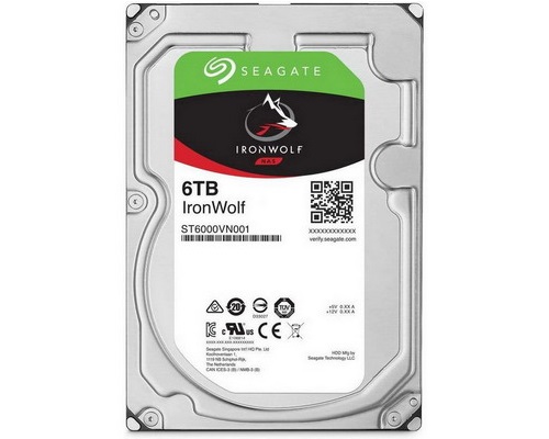 Seagate IronWolf 6TB (ST6000VN001) NAS HDD 5400RPM Cache 256MB