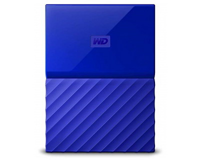 WD My Passport 4TB Blue (WDBYFT0040BBL-WESN) Portable Drive